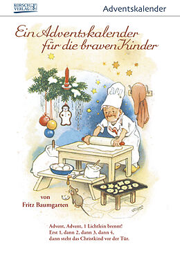 Kalender Advents-Abreißkalender &quot;Für die braven Kinder&quot; von Fritz Baumgarten