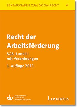 E-Book (pdf) Recht der Arbeitsförderung - SGB II und III mit Verordnungen von 