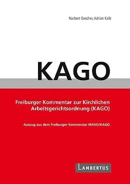 E-Book (pdf) Handbuch KAGO-Kommentar von Norbert Gescher, Adrian Kalb