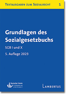 Kartonierter Einband Grundlagen des Sozialgesetzbuchs. SGB I und X von 