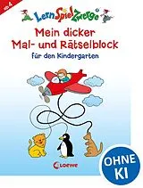 Fester Einband LernSpielZwerge - Mein dicker Mal- und Rätselblock für den Kindergarten von 
