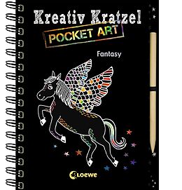Kartonierter Einband Kreativ-Kratzel Pocket Art: Fantasy von 