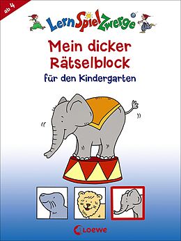 Kartonierter Einband LernSpielZwerge - Mein dicker Rätselblock für den Kindergarten von 