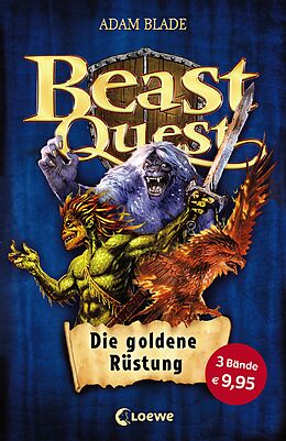 beast quest - die goldene rüstung - adam blade - buch