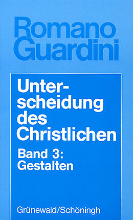 Kartonierter Einband Unterscheidung des Christlichen von Romano Guardini