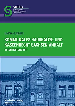 E-Book (pdf) Kommunales Haushalts- und Kassenrecht Sachsen-Anhalt von Matthias Wiener