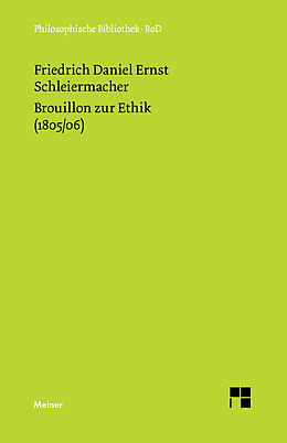 Fester Einband Brouillon zur Ethik (1805/06) von Friedrich Daniel Ernst Schleiermacher