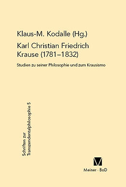 Fester Einband Karl Christian Friedrich Krause (1781-1832) von 