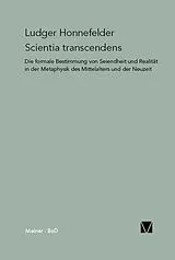 Kartonierter Einband Scientia transcendens von Ludger Honnefelder