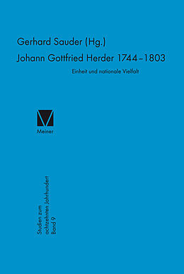 Fester Einband Johann Gottfried Herder (17441803) von 