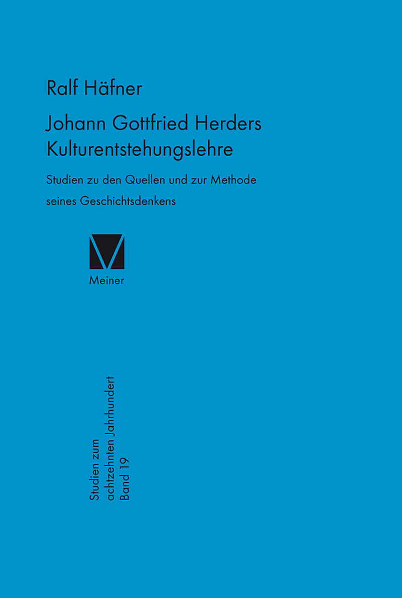 Johann Gottfried Herders Kulturentstehungslehre