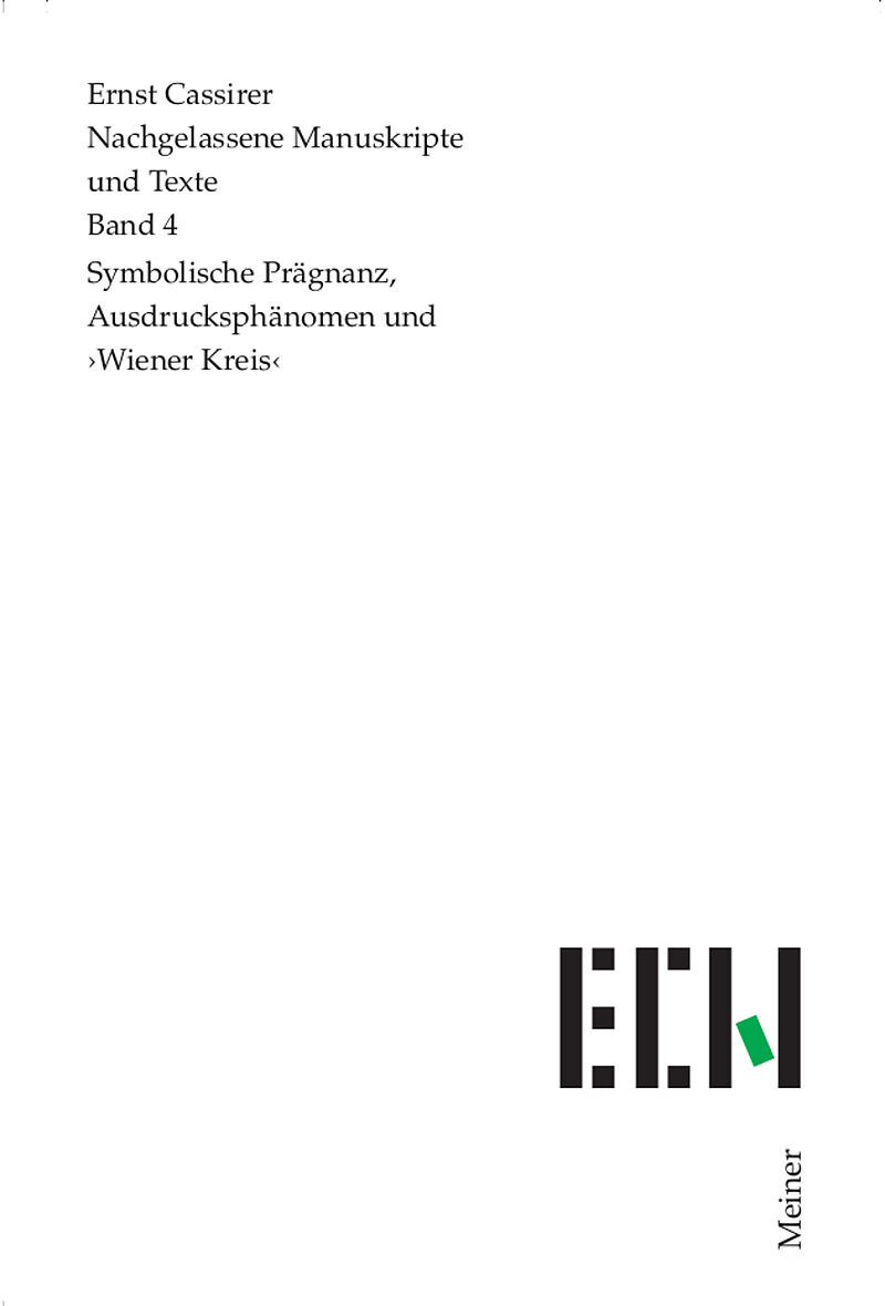 Symbolische Prägnanz, Ausdrucksphänomen und Wiener Kreis
