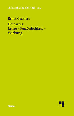 Fester Einband Descartes von Ernst Cassirer