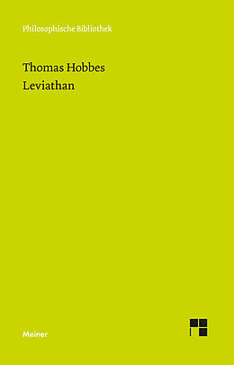 Kartonierter Einband Leviathan von Thomas Hobbes