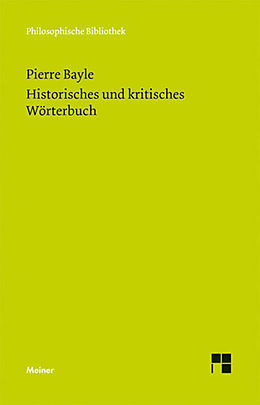 E-Book (pdf) Historisches und kritisches Wörterbuch von Pierre Bayle