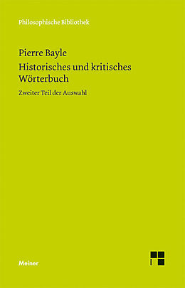 E-Book (pdf) Historisches und kritisches Wörterbuch von Pierre Bayle