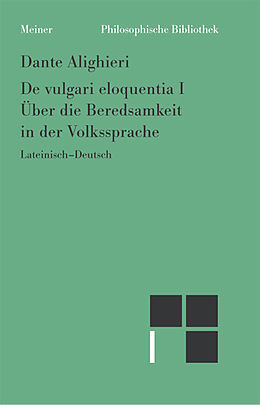 E-Book (pdf) Über die Beredsamkeit in der Volkssprache von Dante Alighieri