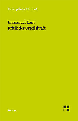 E-Book (pdf) Kritik der Urteilskraft von Immanuel Kant
