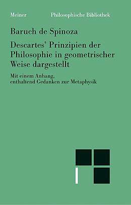 E-Book (pdf) Descartes Prinzipien der Philosophie von Baruch de Spinoza