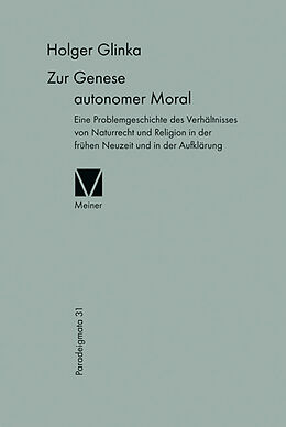 E-Book (pdf) Zur Genese autonomer Moral von Holger Glinka