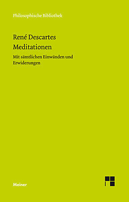 Kartonierter Einband Meditationen von René Descartes