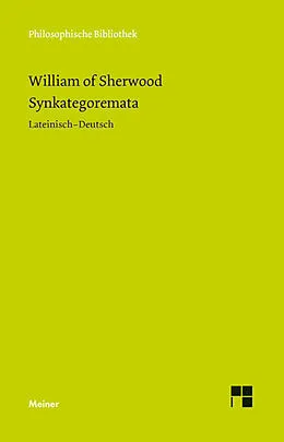 E-Book (pdf) Syncategoremata von William of Sherwood