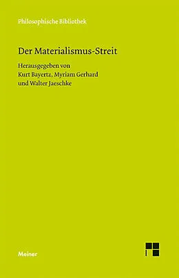 E-Book (pdf) Der Materialismus-Streit von 