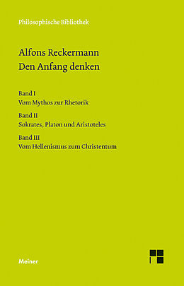 E-Book (pdf) Den Anfang denken Bände I-III von Alfons Reckermann