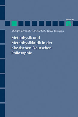 E-Book (pdf) Metaphysik und Metaphysikkritik in der Klassischen Deutschen Philosophie von 