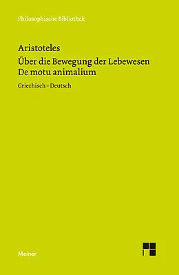 E-Book (pdf) De motu animalium. Über die Bewegung der Lebewesen von Aristoteles