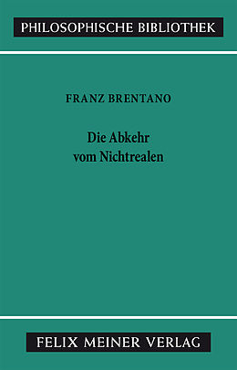 E-Book (pdf) Die Abkehr vom Nichtrealen von Franz Brentano