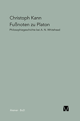 E-Book (pdf) Fußnoten zu Platon von Christoph Kann