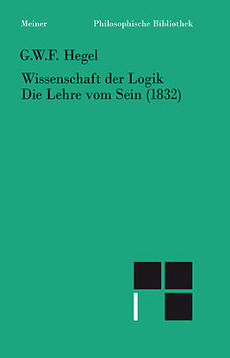 E-Book (pdf) Wissenschaft der Logik. Erster Teil von Georg Wilhelm Friedrich Hegel