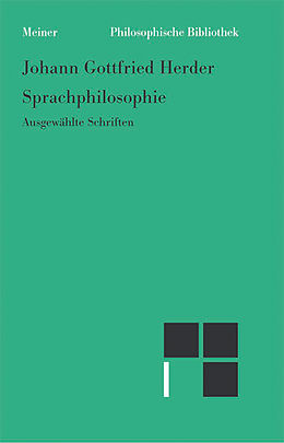 E-Book (pdf) Sprachphilosophie von Johann Gottfried Herder
