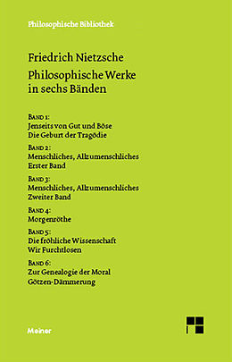 E-Book (pdf) Philosophische Werke in sechs Bänden von Friedrich Nietzsche