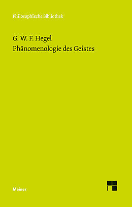 E-Book (pdf) Phänomenologie des Geistes von Georg Wilhelm Friedrich Hegel