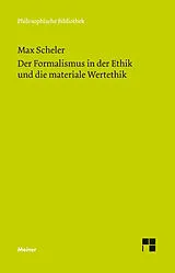 E-Book (pdf) Der Formalismus in der Ethik und die materiale Wertethik von Max Scheler