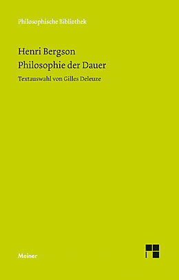 E-Book (pdf) Philosophie der Dauer von Henri Bergson