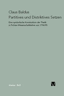 E-Book (pdf) Partitives und Distriktives Setzen von Claus Baldus
