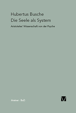 E-Book (pdf) Die Seele als System von Hubertus Busche
