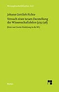 E-Book (pdf) Versuch einer neuen Darstellung der Wissenschaftslehre von Johann Gottlieb Fichte