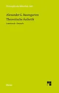 E-Book (pdf) Theoretische Ästhetik von Alexander Gottlieb Baumgarten