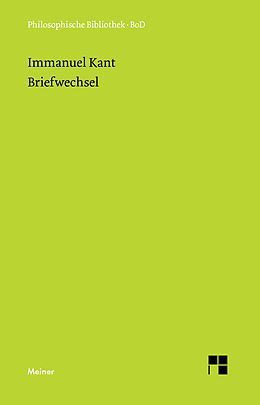 E-Book (pdf) Briefwechsel von Immanuel Kant