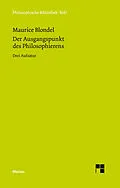 E-Book (pdf) Der Ausgangspunkt des Philosophierens von Maurice Blondel