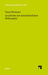 E-Book (pdf) Geschichte der mittelalterlichen Philosophie im christlichen Abendland von Franz Brentano