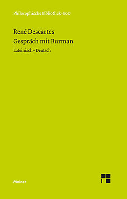 E-Book (pdf) Gespräch mit Burman von René Descartes
