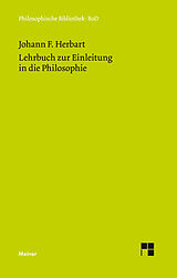 E-Book (pdf) Lehrbuch zur Einleitung in die Philosophie von Johann Friedrich Herbart