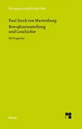 E-Book (pdf) Bewußtseinsstellung und Geschichte von Paul Yorck von Wartenburg