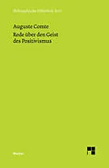 E-Book (pdf) Rede über den Geist des Positivismus von Auguste Comte
