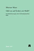 E-Book (pdf) Gibt es auf Erden ein Maß? von Werner Marx